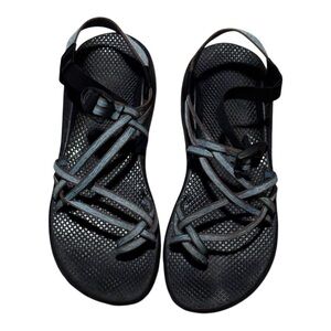 Chaco ZX2 Yampa Hiking Outdoor Water Sandals Aqua Blue Green Brown Women Size 12